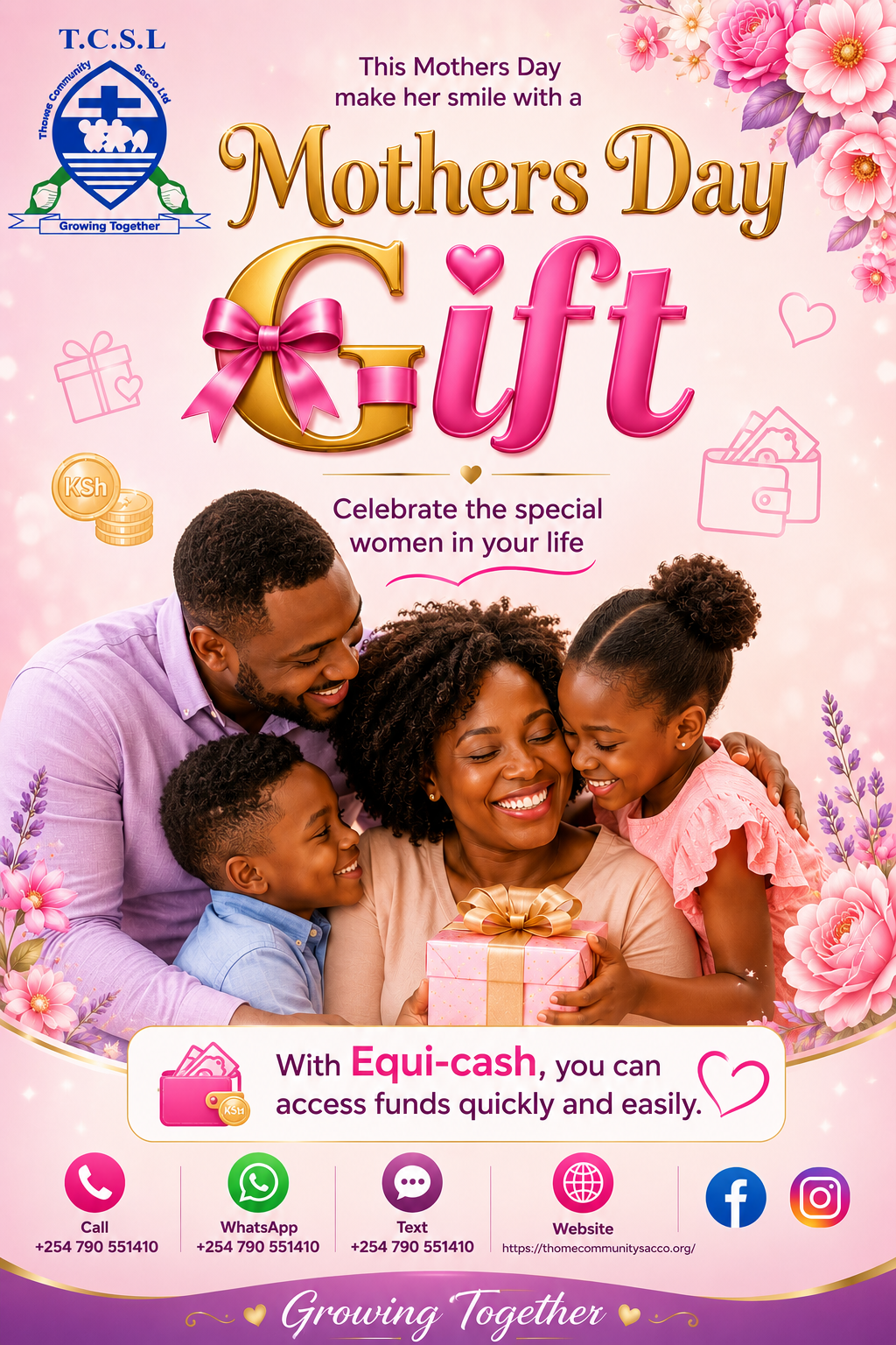 This Mother’s Day Celebrate Mum in a Special Way with Equi-Cash.